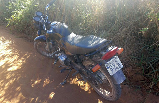 Barra da Estiva: Polícia Militar recupera motocicleta roubada