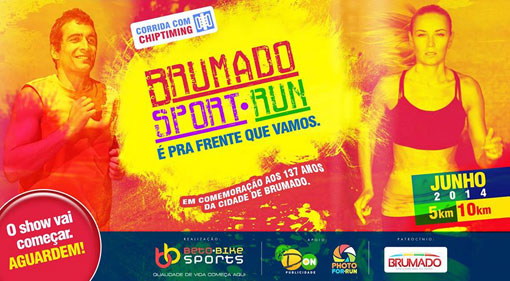 Dia 07 de junho acontece a corrida Brumado Sport Run
