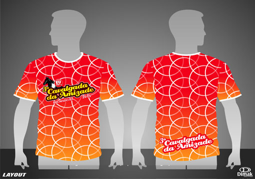 A produção da Cavalgada da Amizade Divulga o modelo oficial de camisa do evento