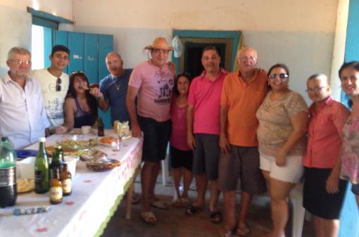 Brumado: Lêo Vasconcelos e Manelão participaram de almoço na zona rural