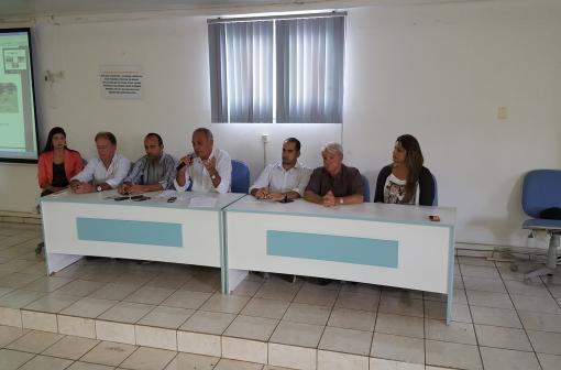 Em coletiva, prefeito Aguiberto fala sobre as medidas de recuperação que serão executadas em todo o município devido aos estragos causados pelas chuvas