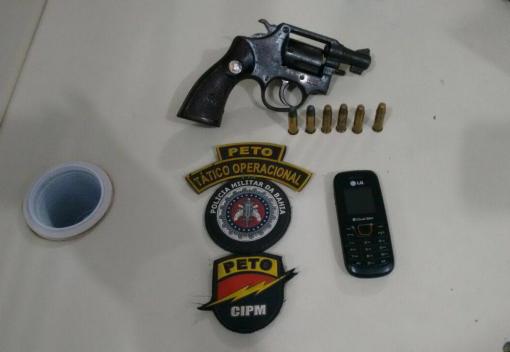 Brumado: PM apreendeu revólver após denúncia anônima