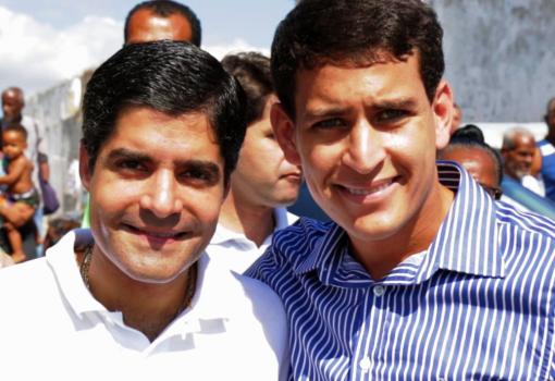 Renan Rocha, vice-presidente do DEM em Brumado se encontra com o prefeito ACM Neto, em Salvador