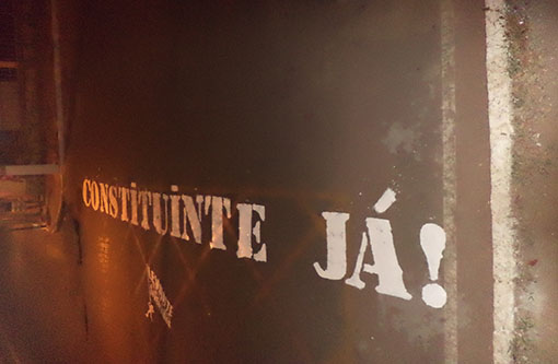 Brumado: Levante Popular da Juventude realiza intervenção na Av. Otávio Mangabeira