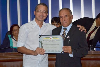 Conquista: Programa TransNotícias é homenageado pela Câmara de Vereadores