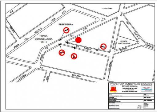 Brumado: SMTT irá alterar fluxo viário na Rua Placídia Rizério