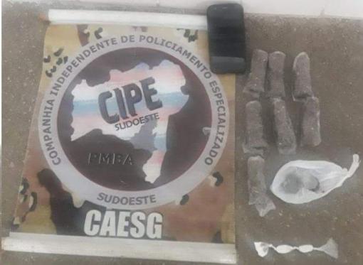 Brumado: Caesg prende indivíduo acusado de tráfico de drogas