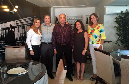 Diretor da J. Abreu Corretora de Seguros participa de almoço com equipe da Tókio Marine Seguradora