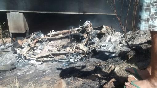 Tanhaçu: Veículo cai de ponte e pega fogo; médico morreu carbonizado