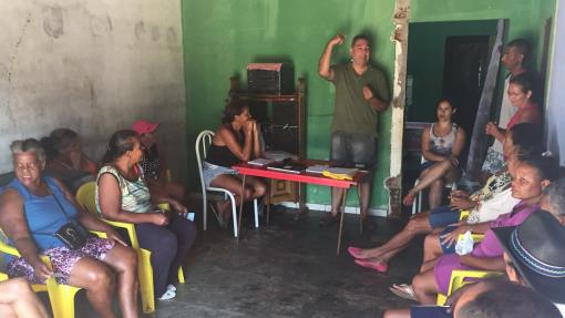 Brumado:  Léo Vasconcelos participa de reunião na Comunidade de Lagoa do Arroz 