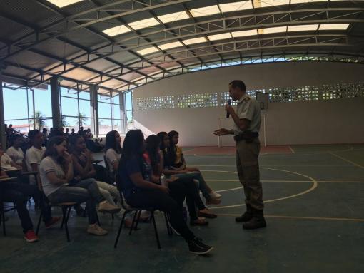 46ª CIPM  promove Projeto Ações Preventivas nas escolas e comunidades de Livramento