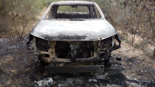 Carro do delegado Marco Torres foi encontrado incendiado na rodovia entre  Sussuarana e Anagé 