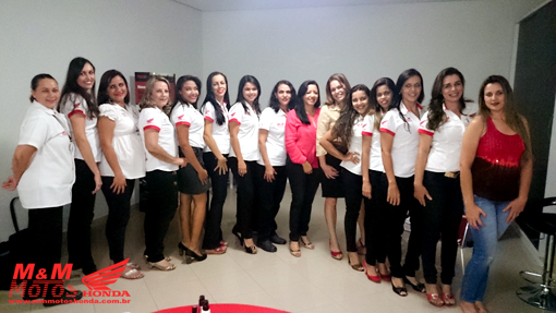 Colaboradoras da M&M Motos foram agraciadas com um Workshop da Mary Kay