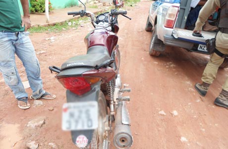 BARRA DA ESTIVA: PM RECUPERA MOTO ROUBADA