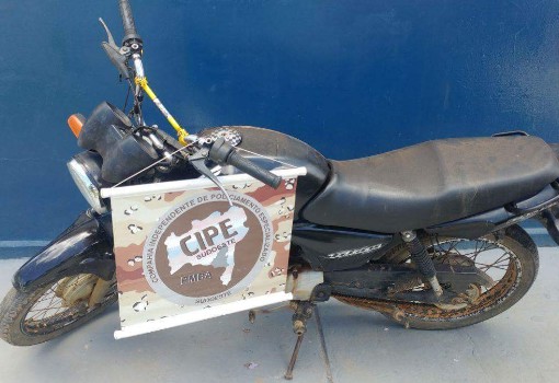 Paramirim: Cipe Sudoeste recuperou moto abandonada em estrada do Povoado de Grama