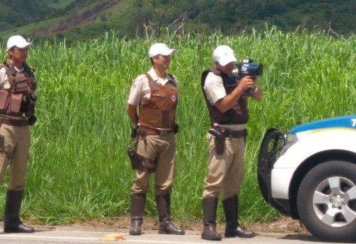 Sudoeste: PRE realiza fiscalização de velocidade nas rodovias da região com a utilização de radar portátil