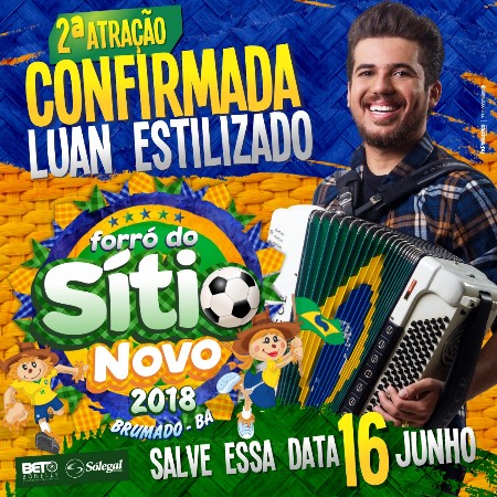 Forró do Sítio Novo 2018: Luan Estilizado é a segunda atração confirmada