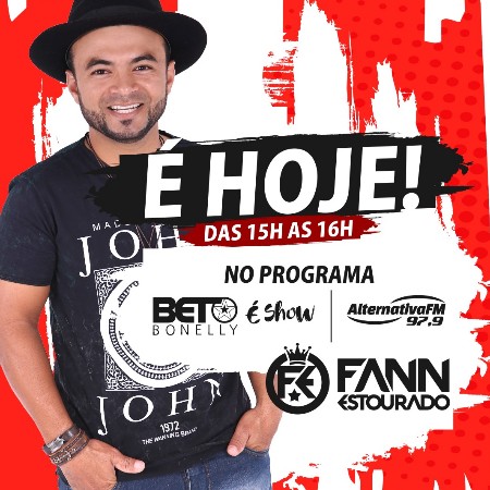 Fann Estourado participa do Programa Beto Bonelly é Show hoje, sexta-feira (16)