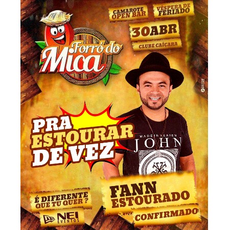 Fann Estourado se apresenta no Forró do Mica em Livramento