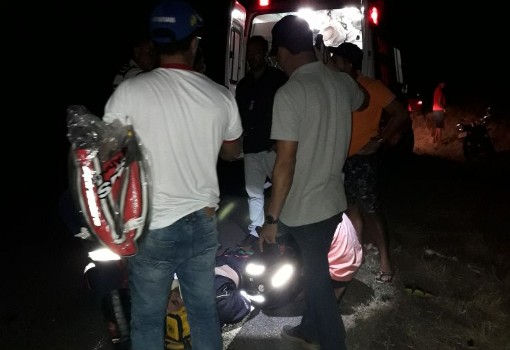 BA-148: brumadense gerente do Bradesco de Dom Basílio sofre acidente envolvendo animal solto na pista