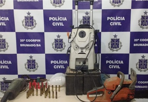 Brumado: Polícia Civil prende receptador e encontra ferramentas e objetos furtados
