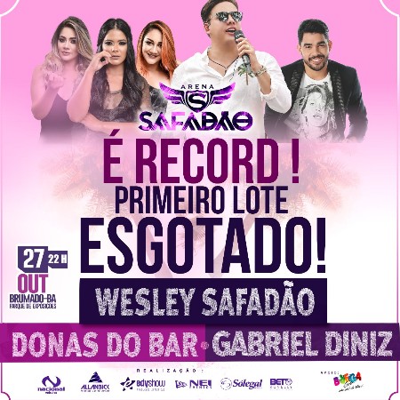 Arena Safadão em Brumado: Primeiro lote se esgotou com record de vendas