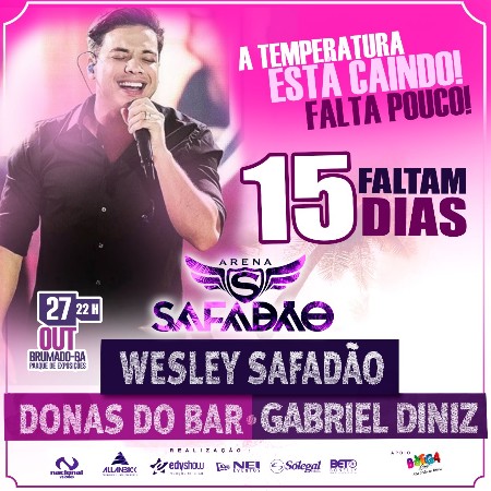 Só faltam 15 dias para a Arena Safadão em Brumado 