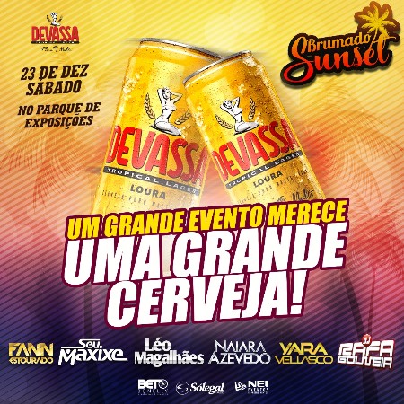 Brumado Sunset celebra parceria com a Devassa Puro Malte