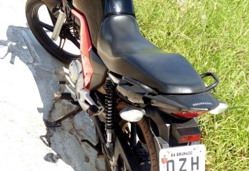 Brumado: Polícia Militar recupera motocicleta roubada