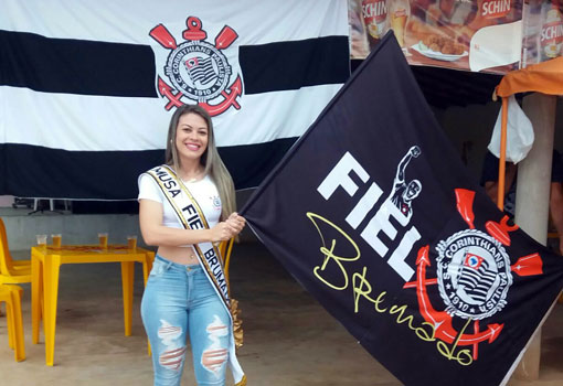 Priscila Oliveira Pereira  foi eleita musa da Fiel Brumado