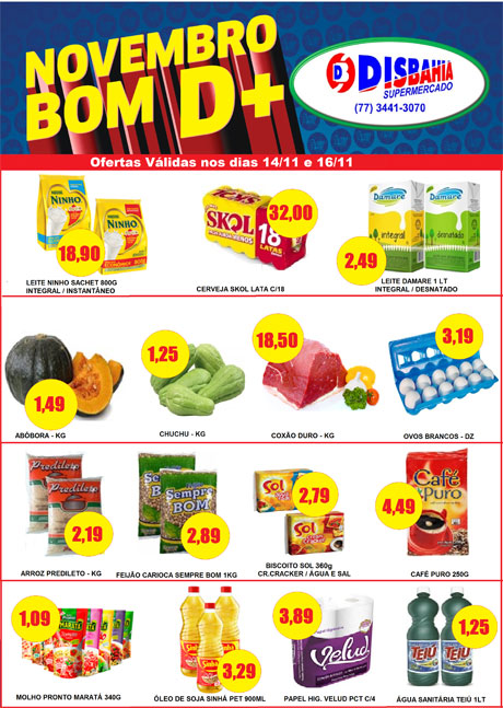 Brumado: Confira as ofertas do Disbahia nesta quinta-feira (16)