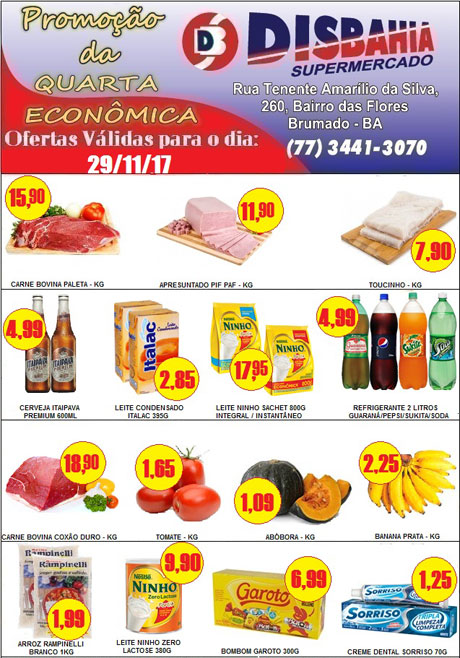 Hoje é dia de economizar na 'Quarta Econômica' do Disbahia