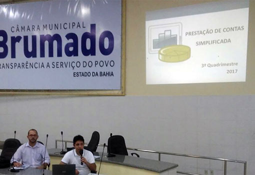 Brumado: prefeitura promoveu audiência pública para apresentação dos relatórios das metas fiscais do 3° quadrimestre de 2017