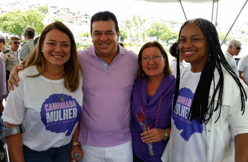 Deputado Marquinho Viana participa do lançamento da Ronda Maria da Penha em Salvador