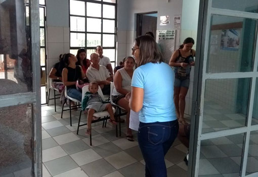 Brumado: 'Sala de Espera' com o tema H1N1 é realizada na UBS Dr. Arlindo Magno Stanchi