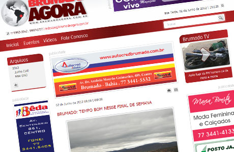 BRUMADO AGORA LANÇA NOVO LAYOUT