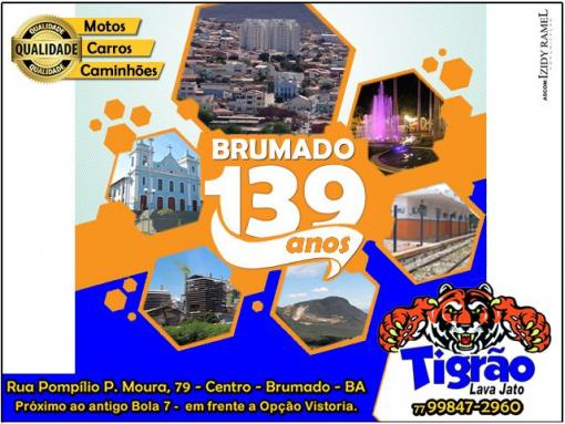 Brumado 139 anos: Uma homenagem de Tigrão Lava Jato