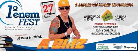 Livramento: Neste domingo (27) tem Enem Fest com A Blitz