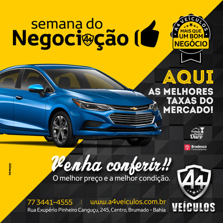 A4 Veículos: venha conferir as ofertas da 'Semana da Negociação'
