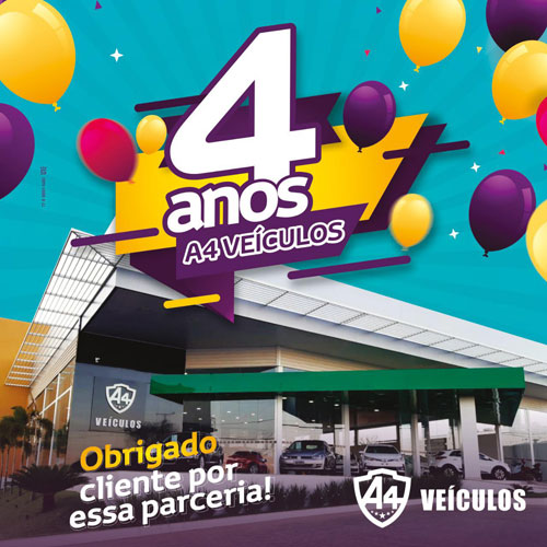 Brumado: A4 Veículos completa 04 anos de história
