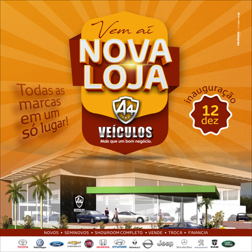 A4 veículos inaugura novas instalações no dia 12 de dezembro, em Brumado