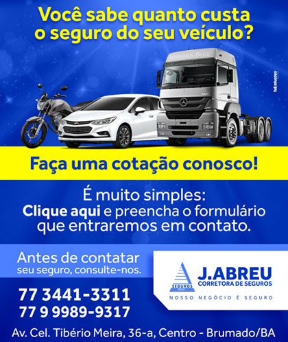 Pensou em seguro para o seu veículo? Procure a J. Abreu Corretora de Seguros