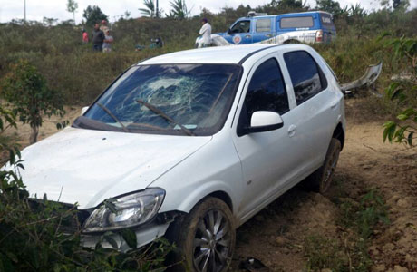 Barra da Estiva: Motorista brumadense sofreu acidente de carro
