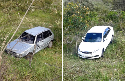 Barra da Estiva: Acidente entre dois carros na BA-142