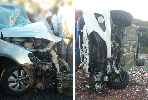 Grave acidente na BR-030 deixa 8 pessoas feridas próximo a Ibitira