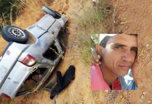 Caculé: homem morre após capotar carro na BA-026; duas crianças ficaram feridas