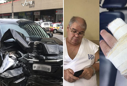 Deputado federal Lúcio Vieira Lima sofreu acidente de carro em Salvador