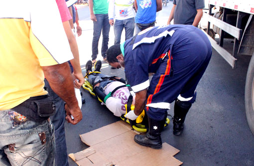 Brumado: Colisão entre motocicletas na Avenida Mourão Guimarães