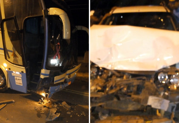 Paramirim: Homem morre em acidente de carro com ônibus da Novo Horizonte