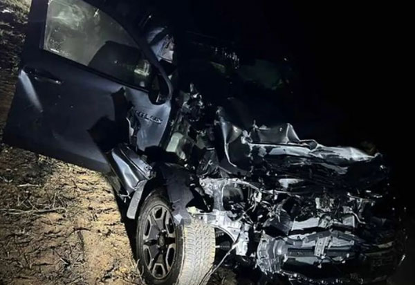 Prefeito de Presidente Jânio Quadros sofre acidente automobilístico mas passa bem